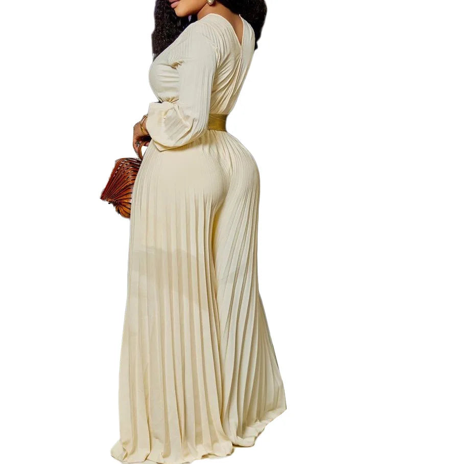 V Neck Sexy Bandage Jumpsuit