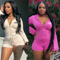 Plain Onesie Short Jumpsuit