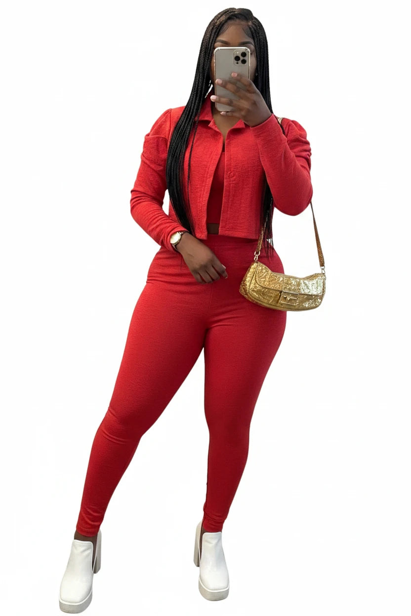 Two Piece Set With Jacket