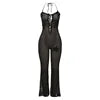 Knitted Halter Jumpsuits