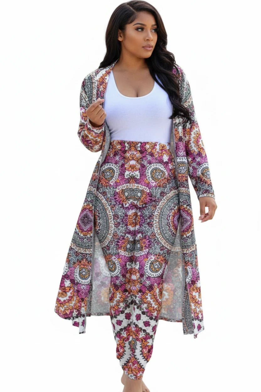 Casual Dashiki Baggy Pants Two piece Set