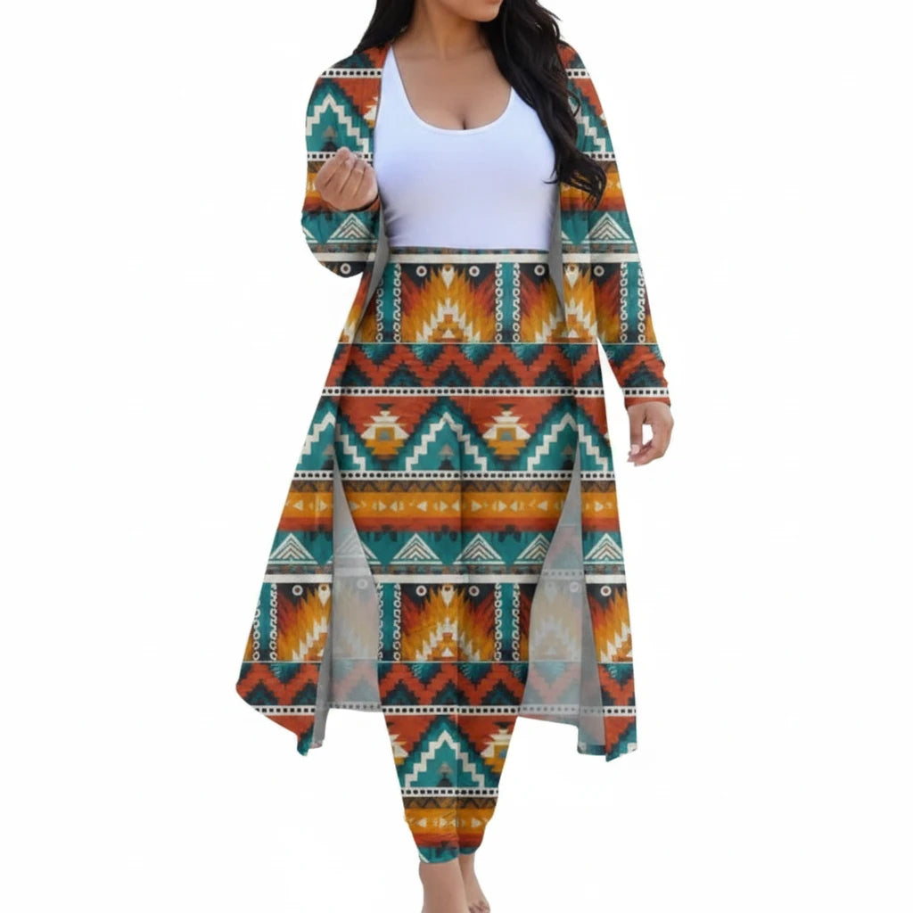 Casual Dashiki Baggy Pants Two piece Set