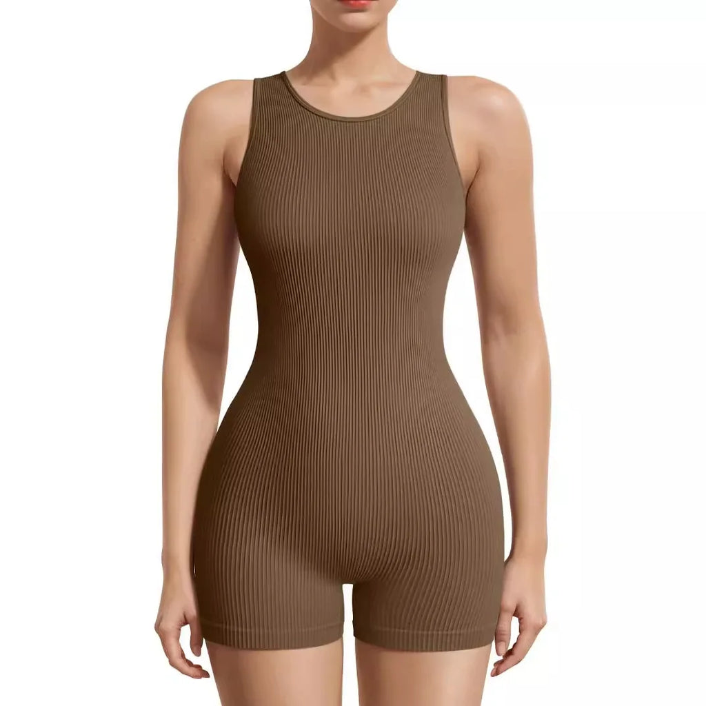 Soft Stretchy Compression Yoga Jumpsuit