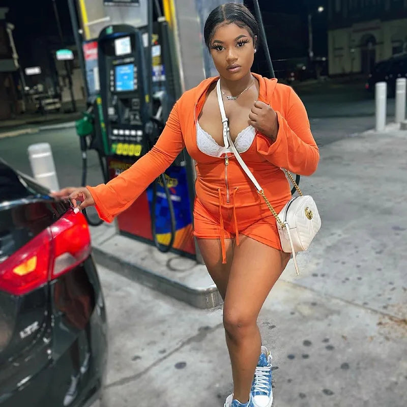 Plain Onesie Short Jumpsuit