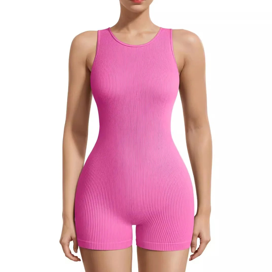 Soft Stretchy Compression Yoga Jumpsuit