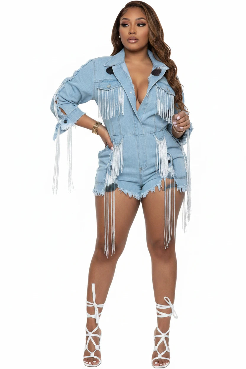 Drawstring Long Sleeve Cargo Jumpsuit
