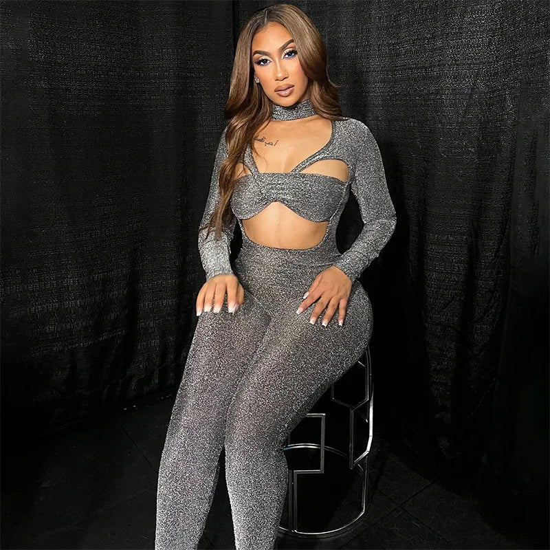 Long Sleeve Elegant Jumpsuits