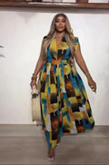 Colorful Patchwork Breathable Jumpsuit