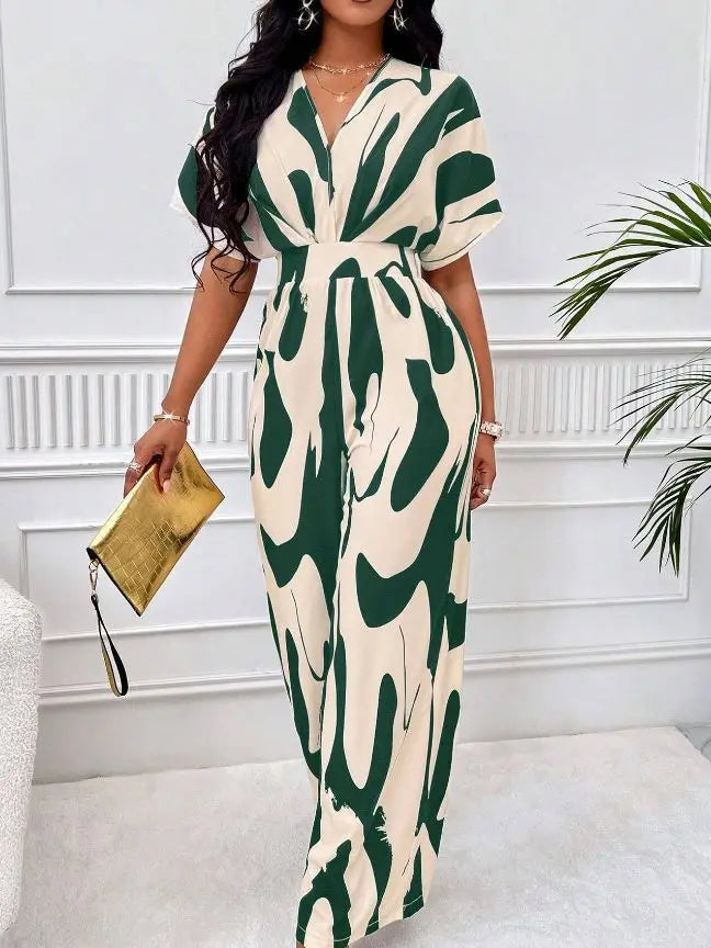 High Waist Short Wide Leg Jumpsuits
