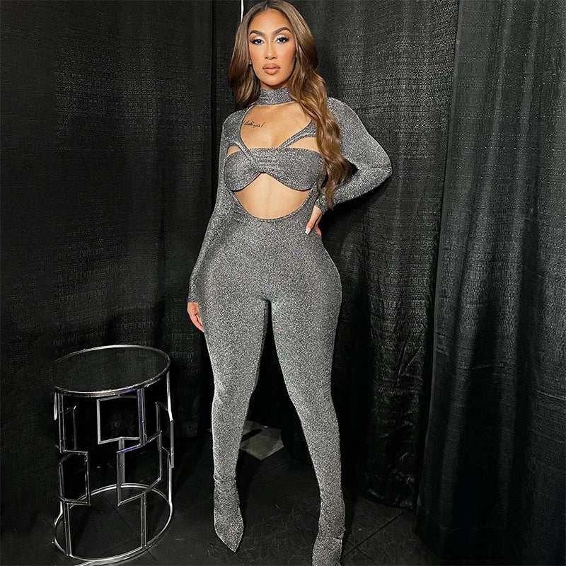 Long Sleeve Elegant Jumpsuits