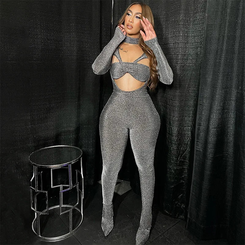 Long Sleeve Elegant Jumpsuits