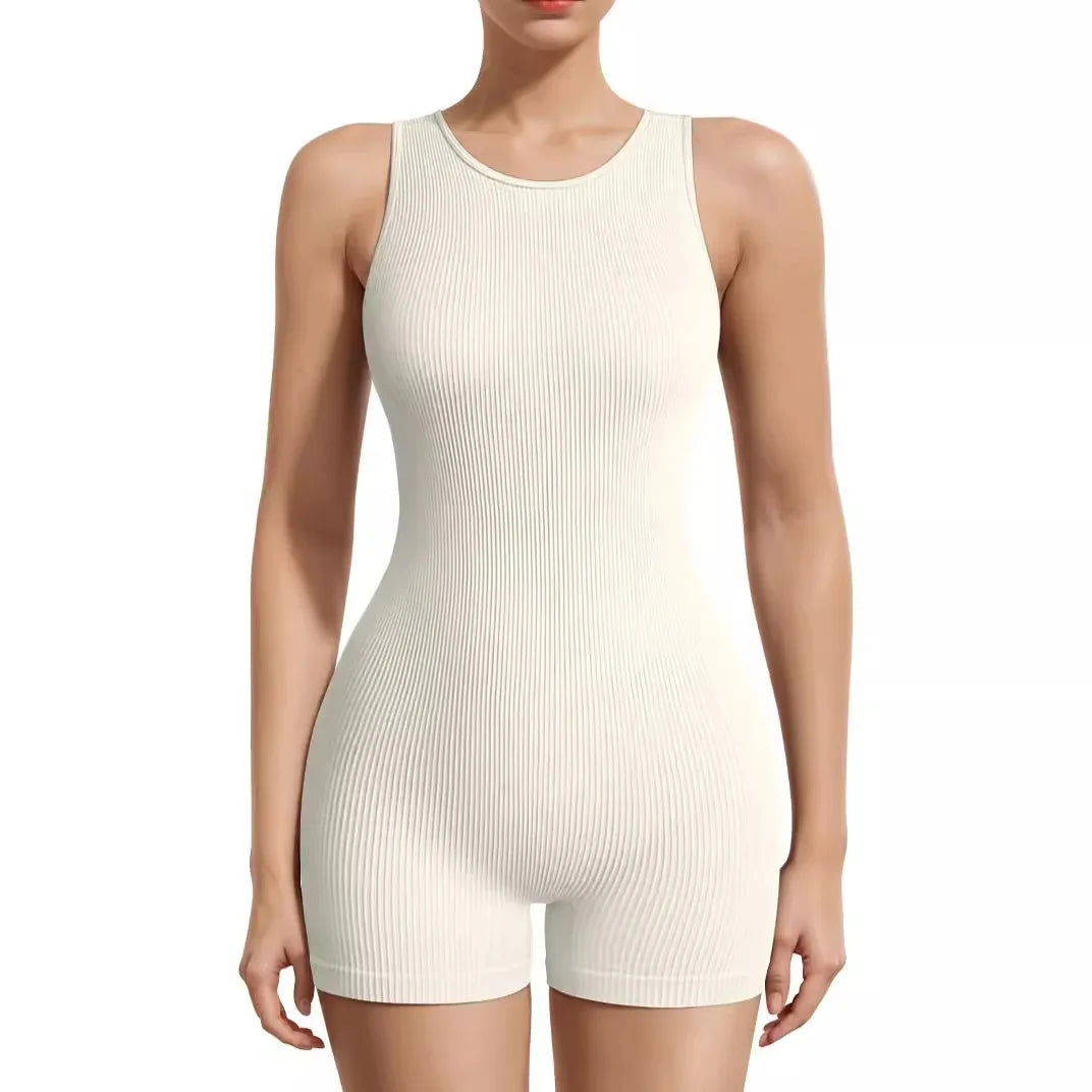 Soft Stretchy Compression Yoga Jumpsuit