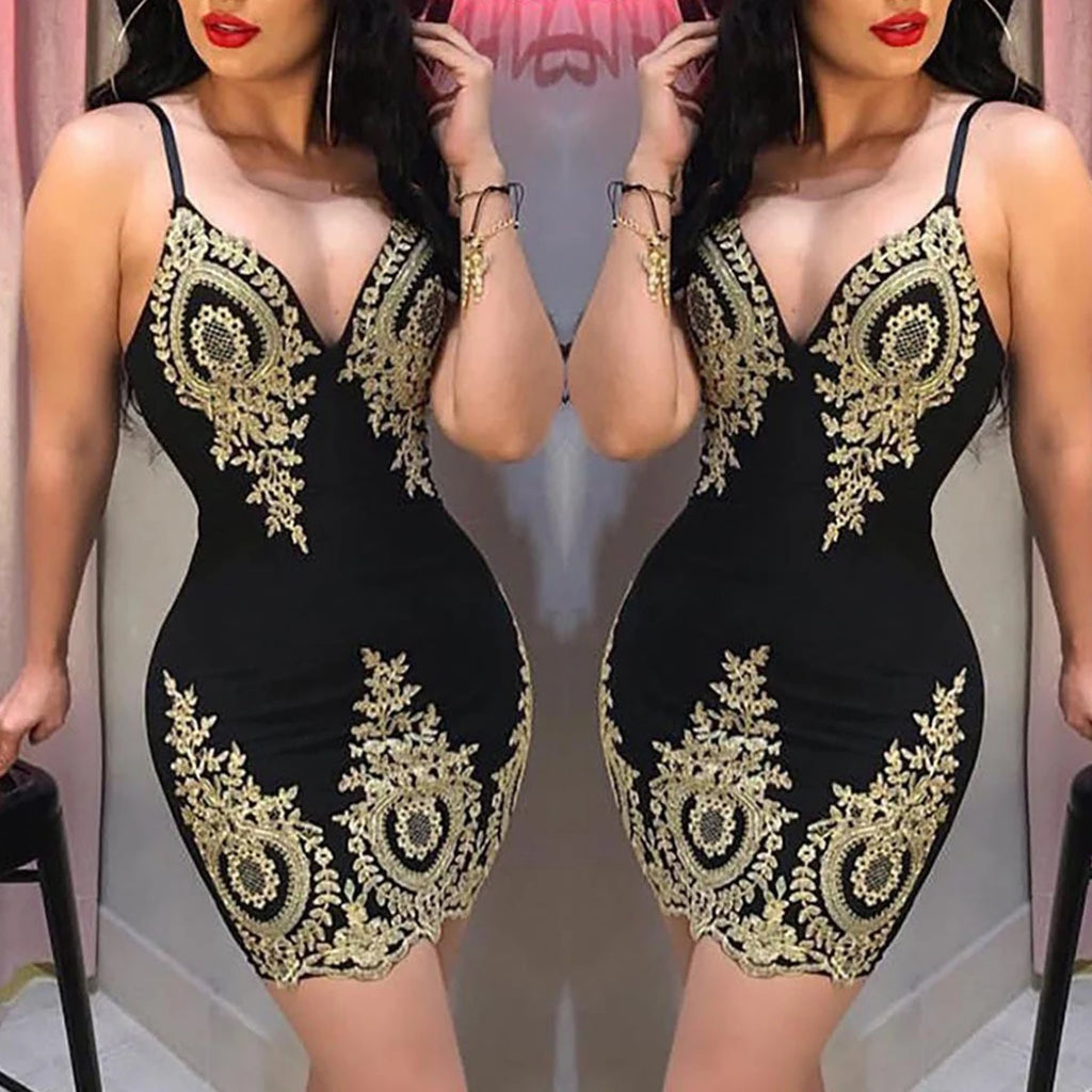 Slim-Fit Mini Dress With Low Neck and Halter Back