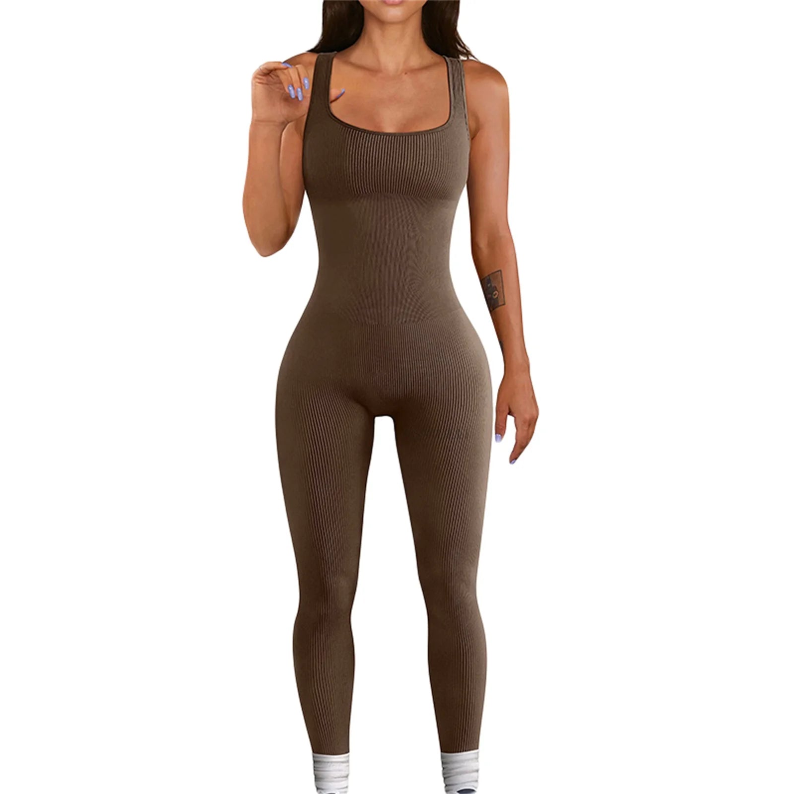 Sleeveless Bodycon Jumpsuit