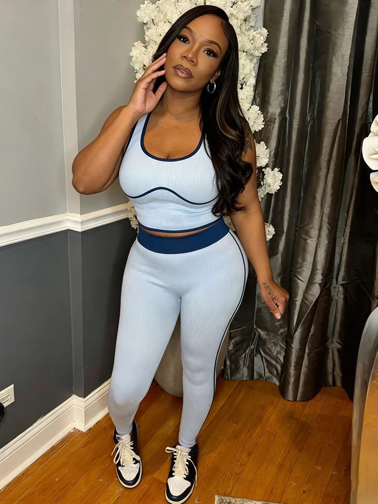 2 Piece Set Sporty Style Suits