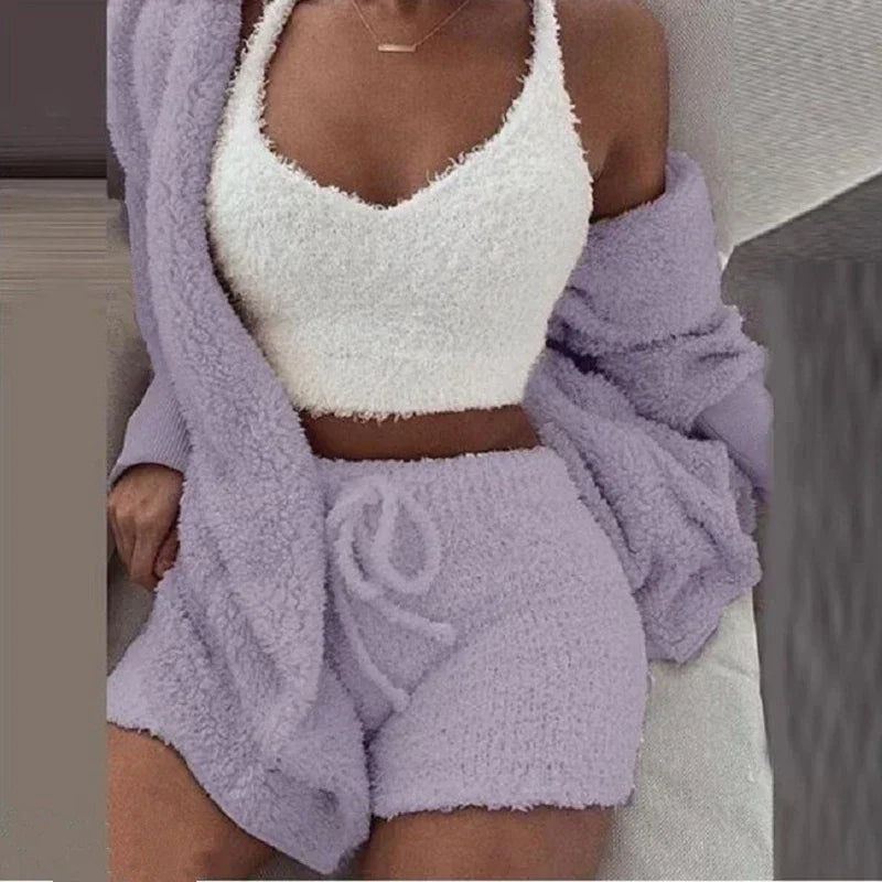 Velvet Pajamas Set