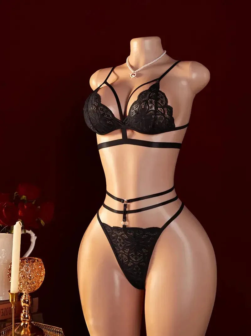 Sexy Lingerie Open Bra Set