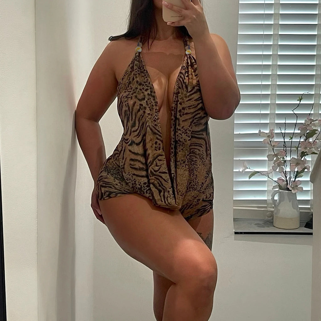Leopard Print 2 Piece Set