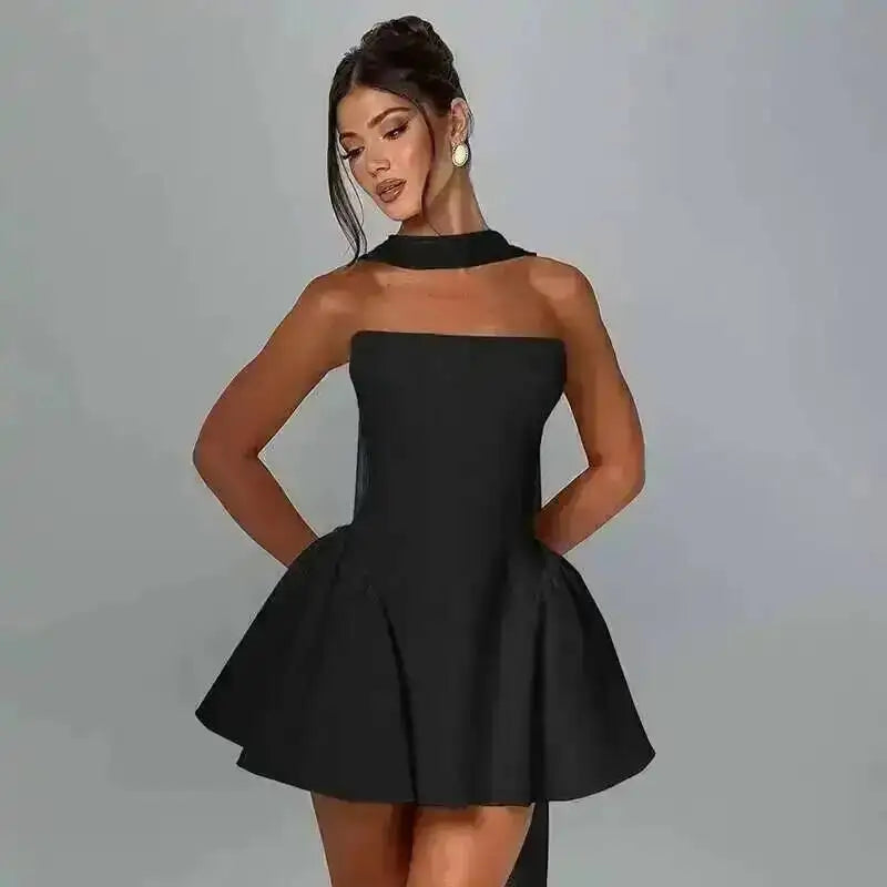 Avrilyaan Off Shoulder Backless Dress