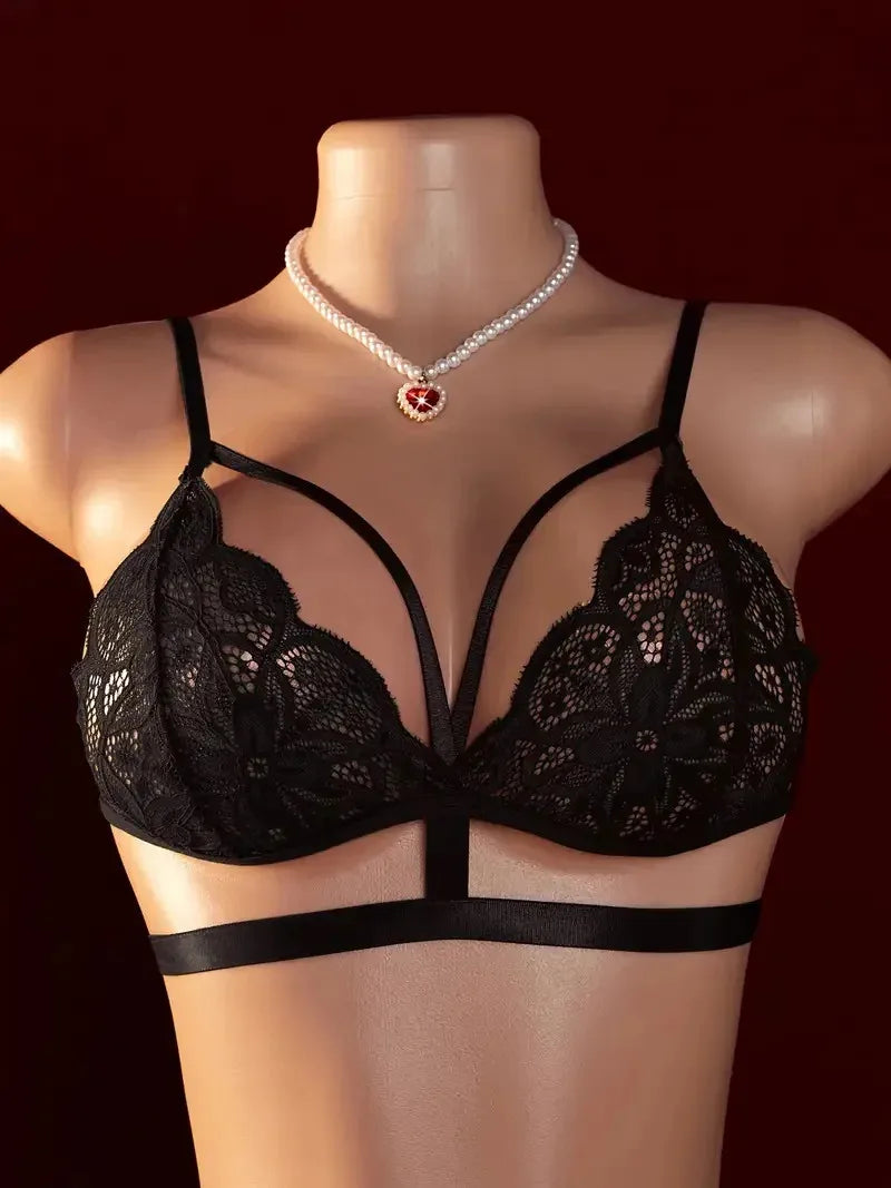 Sexy Lingerie Open Bra Set