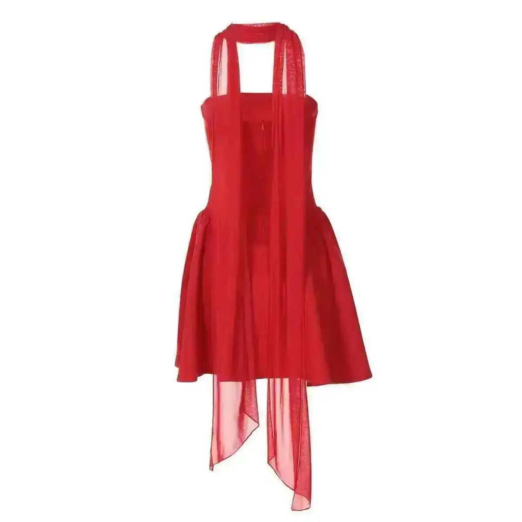 Avrilyaan Off Shoulder Backless Dress