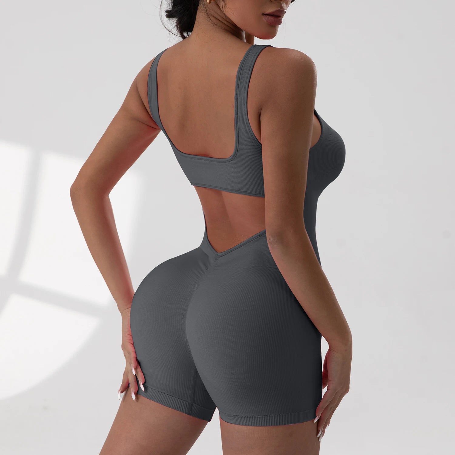 V-shaped Waist Jumpsuits