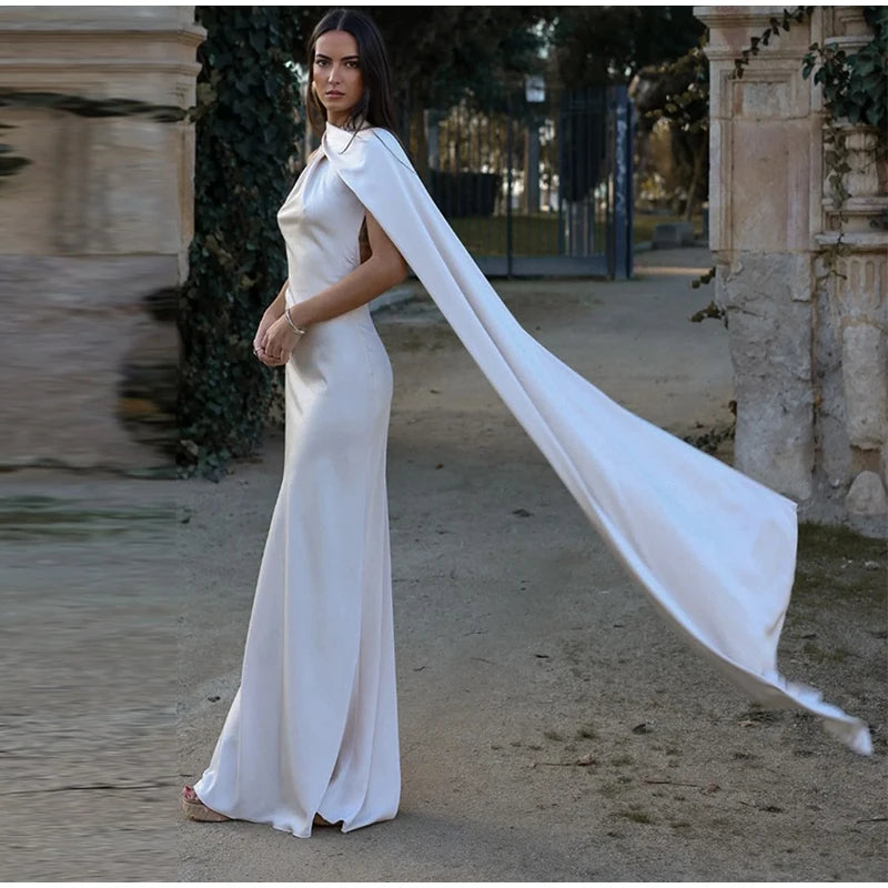 Elegant Halter Backless Off Shoulder Sleeveless Dresses