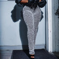 Stripes Pants Women High Waist Loose Sweatpants