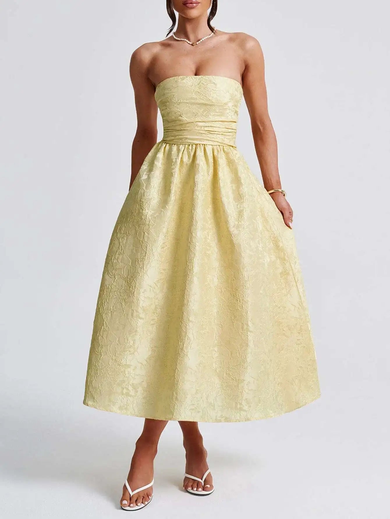 Sexy Bow Halter Long Dress