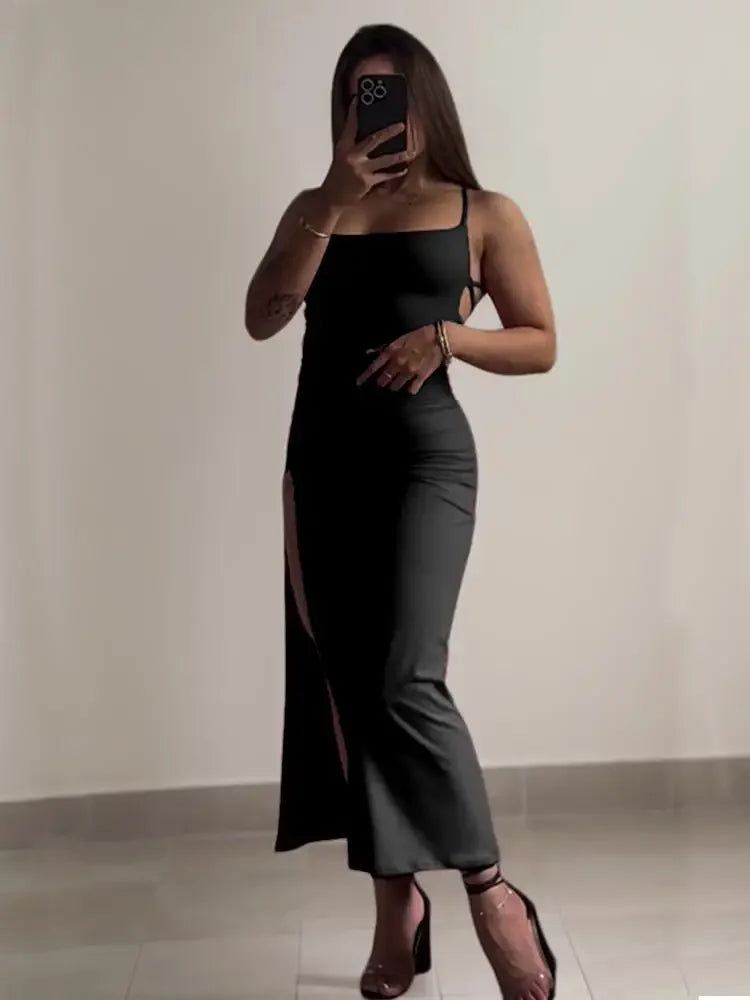 High Sensibility Halter Strap Dress