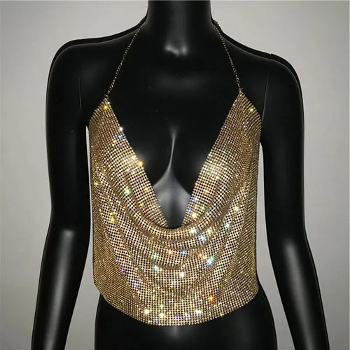 Brilliant Rhinestone Tank Tops