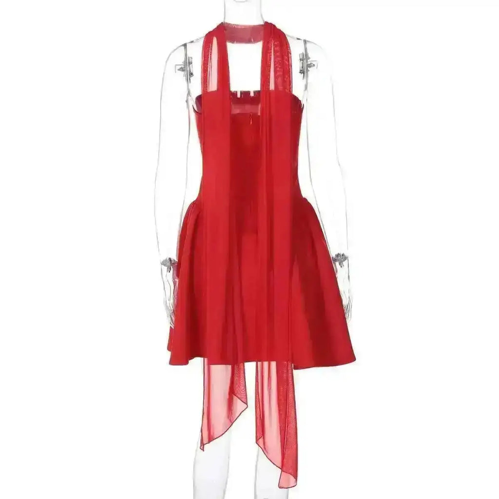 Avrilyaan Off Shoulder Backless Dress