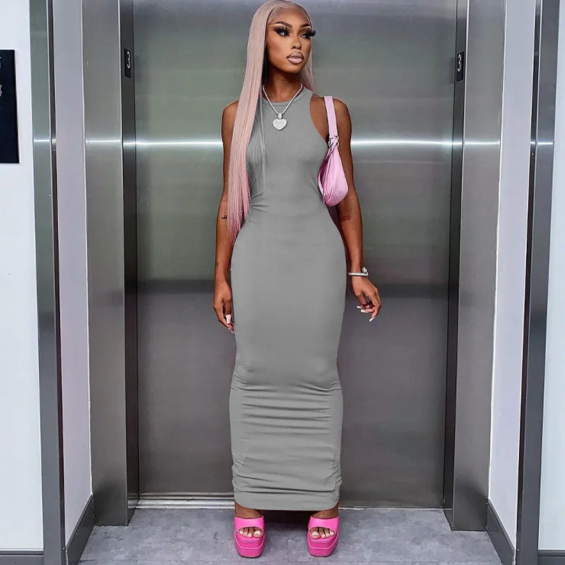 Sleeveless Bodycon Maxi Dresses