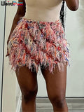 Colorful Shag Skirts