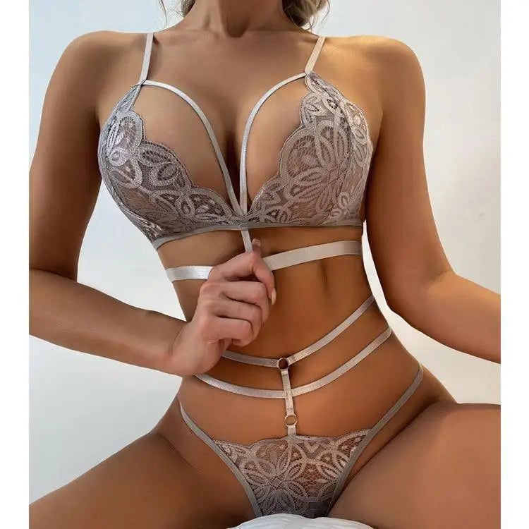 Sexy Lingerie Open Bra Set