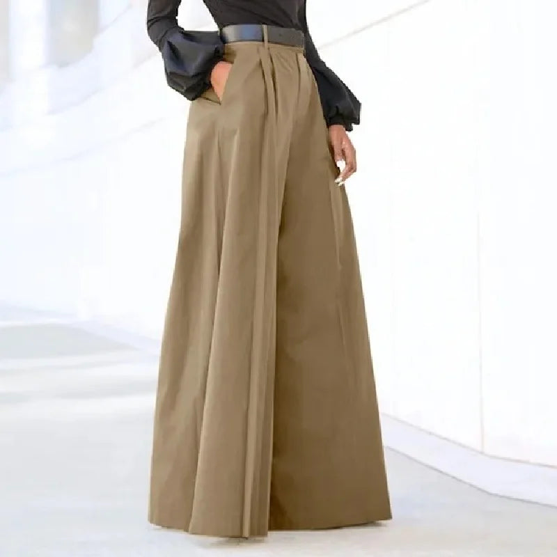 Cropped Comfy Baggy Trousers