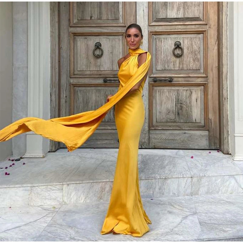 Elegant Halter Backless Off Shoulder Sleeveless Dresses