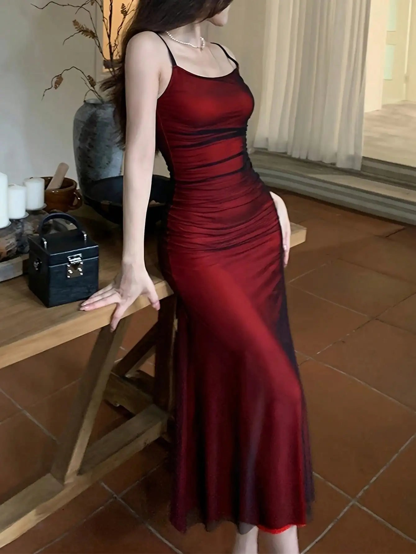Slim fit Long Dress