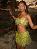 Sequins Tassel Skirt