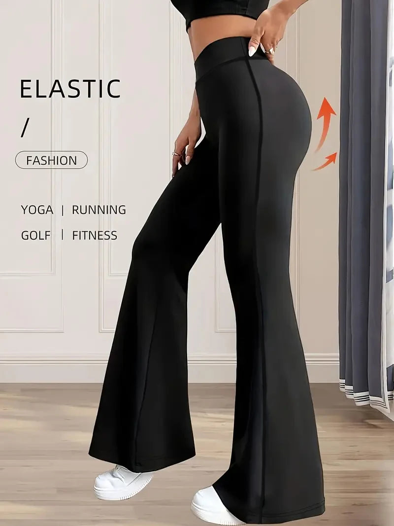 Wide-leg Yoga leggings
