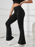 Wide-leg Yoga leggings
