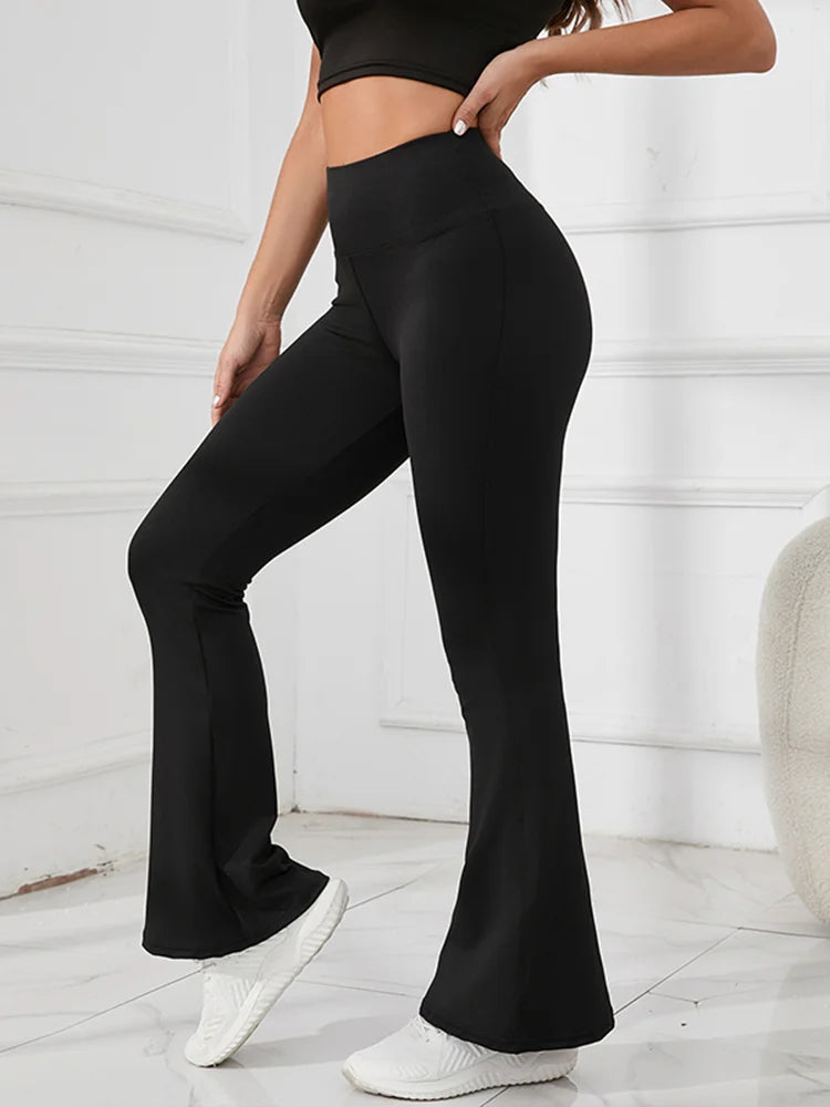 Wide-leg Yoga leggings