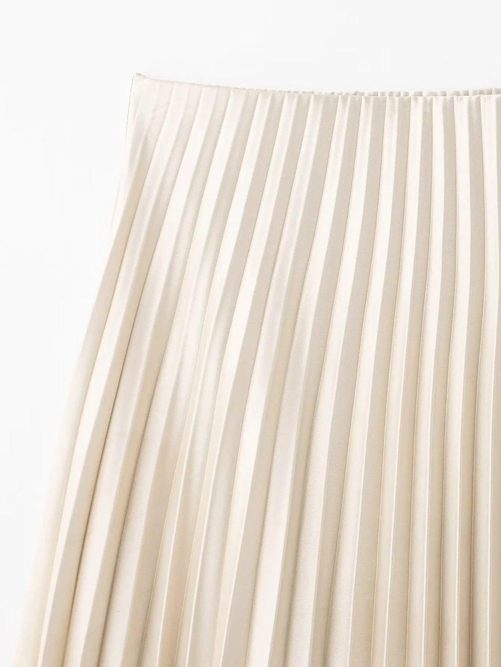 Brown Ruffle Skirt Mid Waist