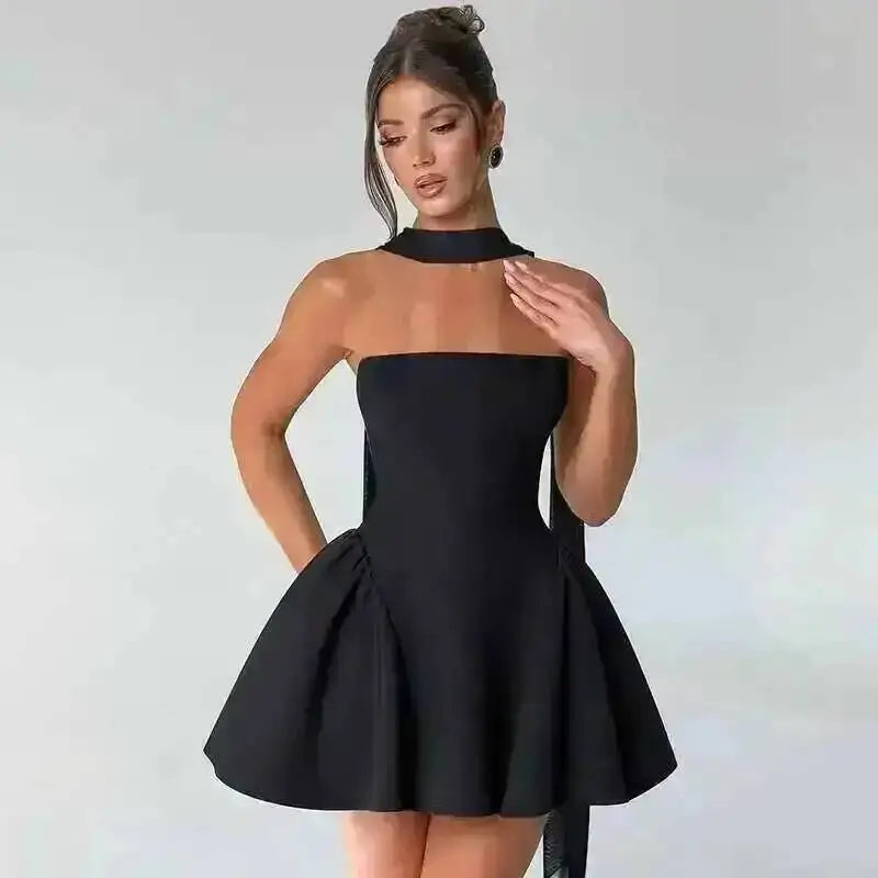 Avrilyaan Off Shoulder Backless Dress