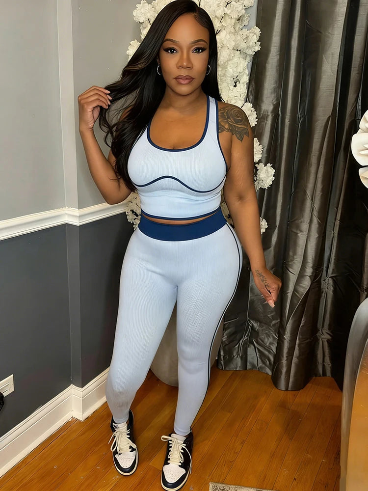2 Piece Set Sporty Style Suits