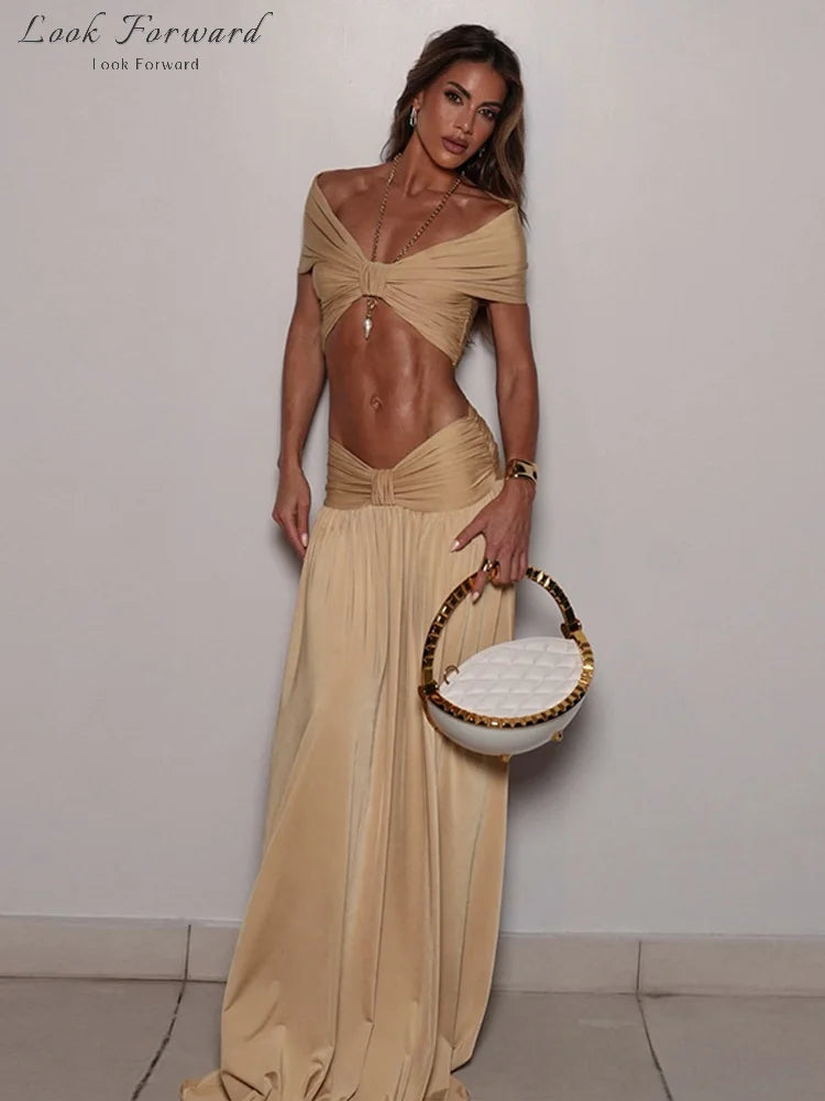 Matching Crop With Skirt