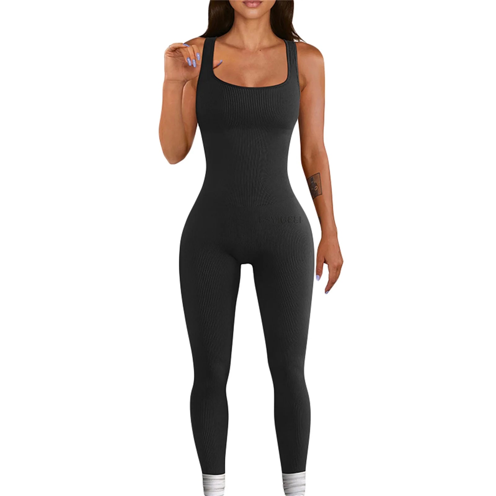 Sleeveless Bodycon Jumpsuit