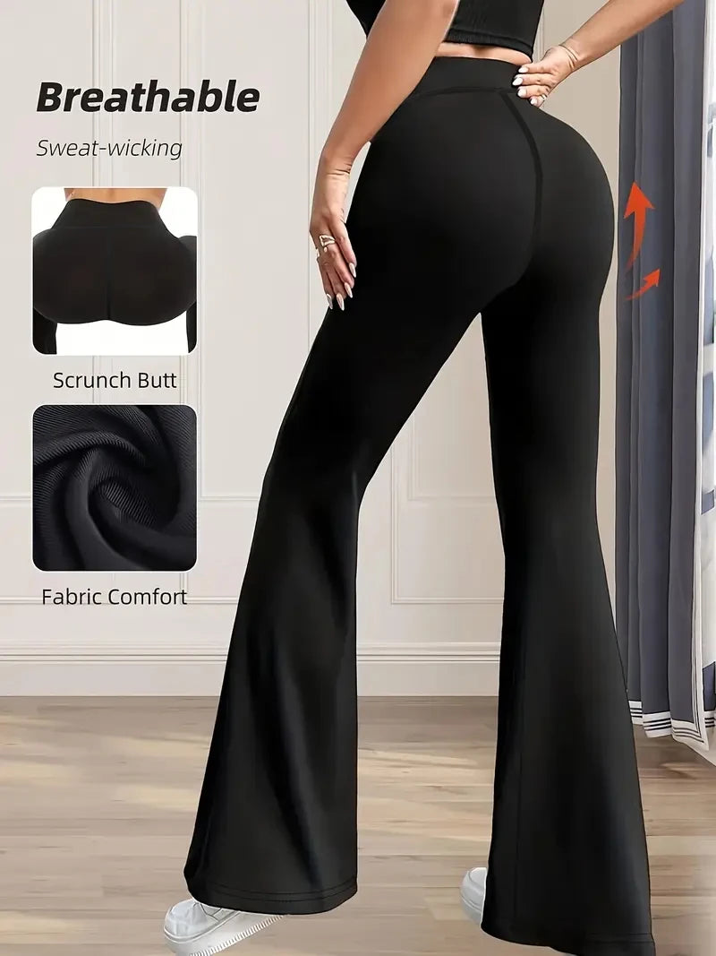 Wide-leg Yoga leggings
