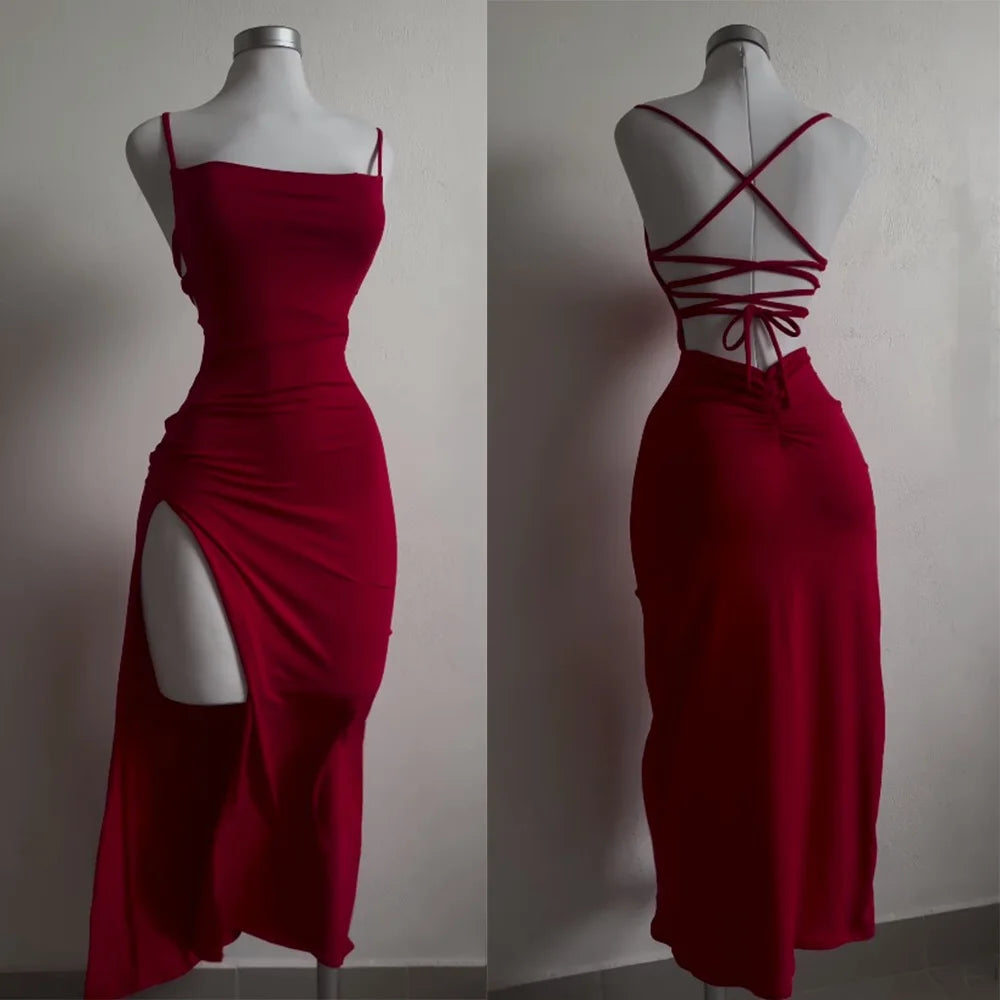 Sensibility halter strap hip dress
