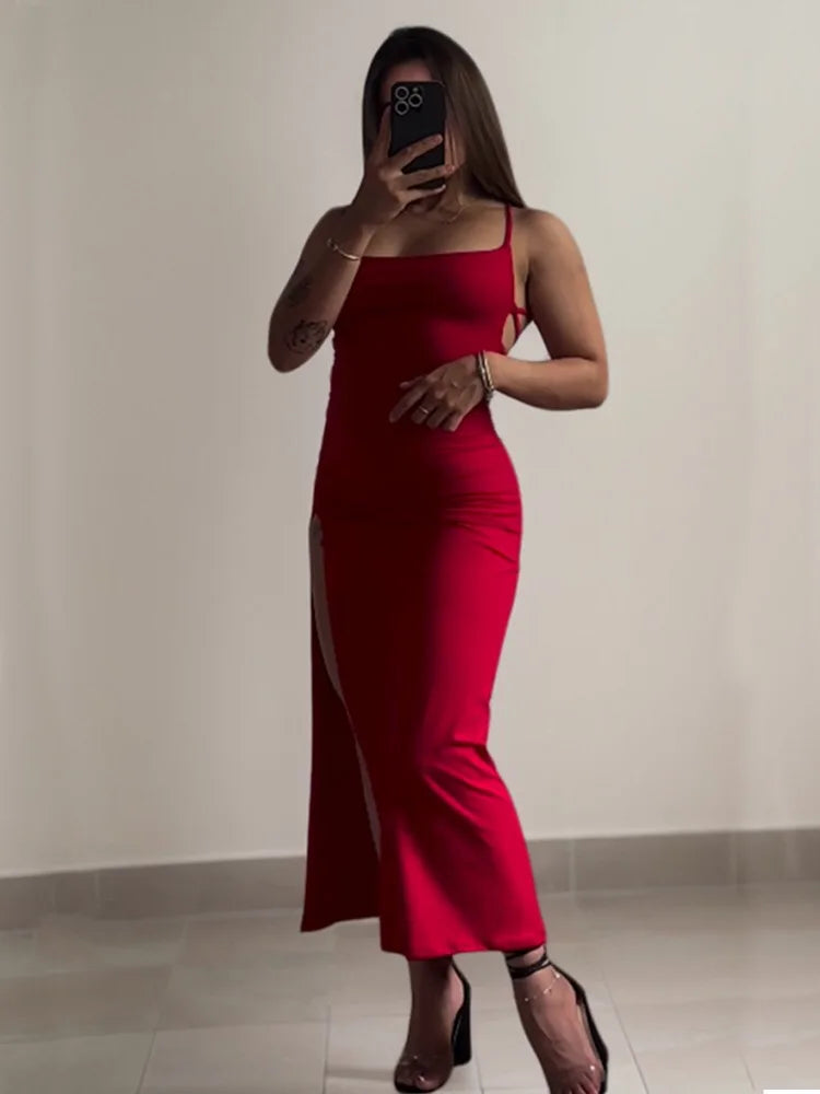 Sensibility halter strap hip dress